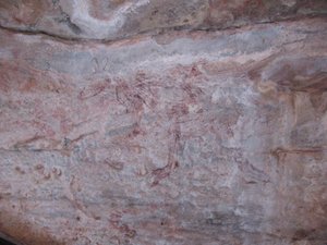 Ancient Purple-Red Kangaroo by Unbekannt Unbekannt